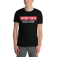 Thumbnail for T-shirt à personnaliser Alcool - aide à supporter la connerie