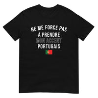 Thumbnail for T-shirt Portugal noir dos - humour sur les origines
