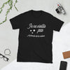 T-shirt départ à la retraite noir - Texte humoristique sur la retraite