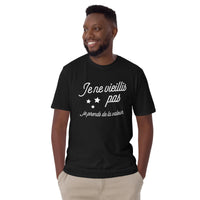 Thumbnail for T-shirt départ à la retraite gris foncé chiné - Texte humoristique sur la retraite