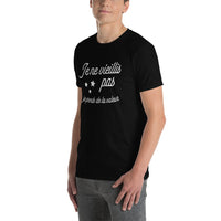 Thumbnail for T-shirt départ à la retraite noir dos - Texte humoristique sur la retraite