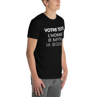 Thumbnail for T-shirt cadeau humoristique à personnaliser - L'homme, le mythe la légende