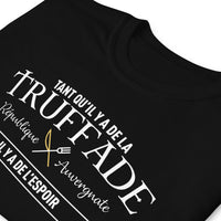 Thumbnail for T-shirt Auvergne gris foncé chiné dos - Tant qu'il y a de la truffade