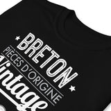 Breton Vintage année de naissance personnalisable - T-shirt standard à personnaliser