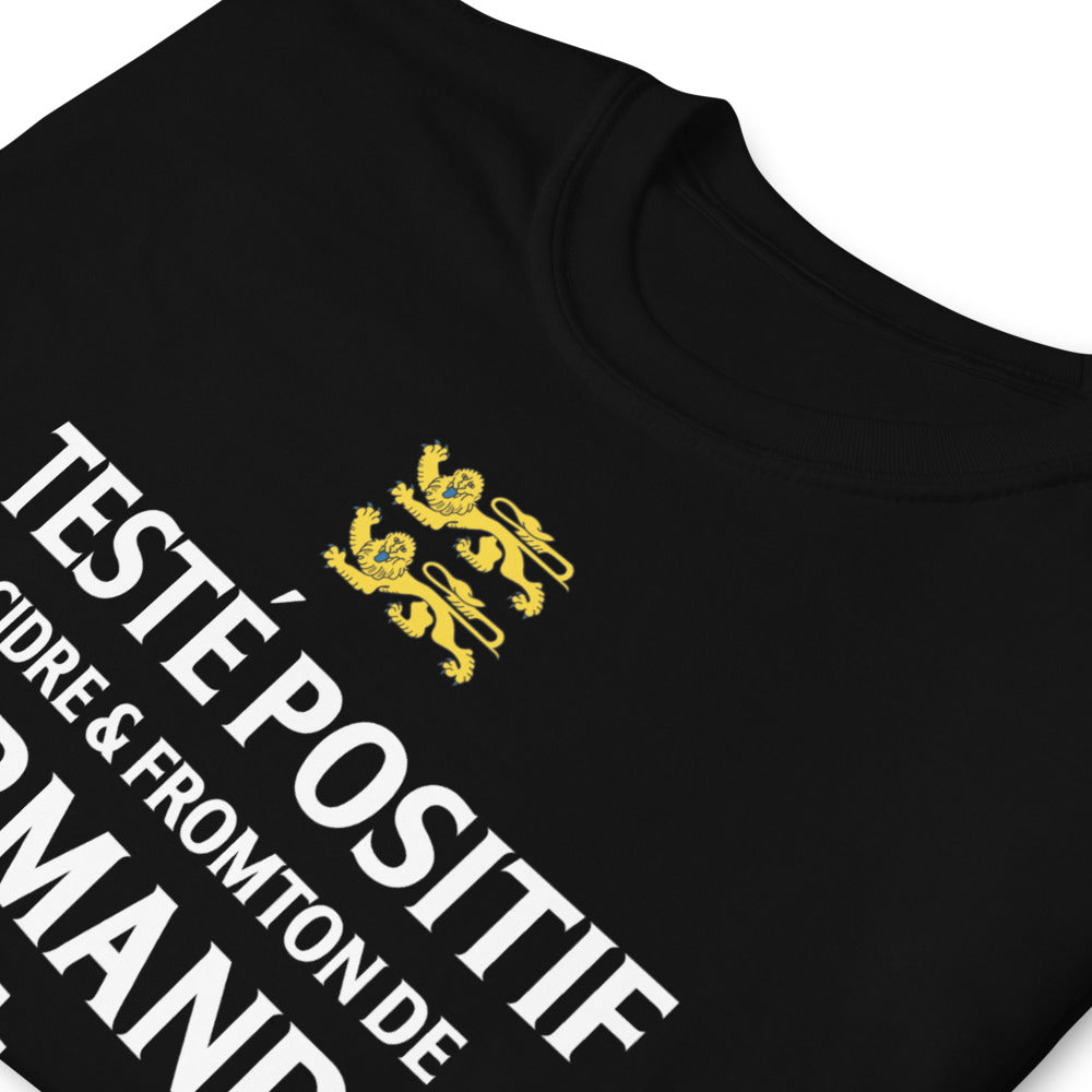 Testé positif, cidre et fromton de Normandie - T-shirt standard