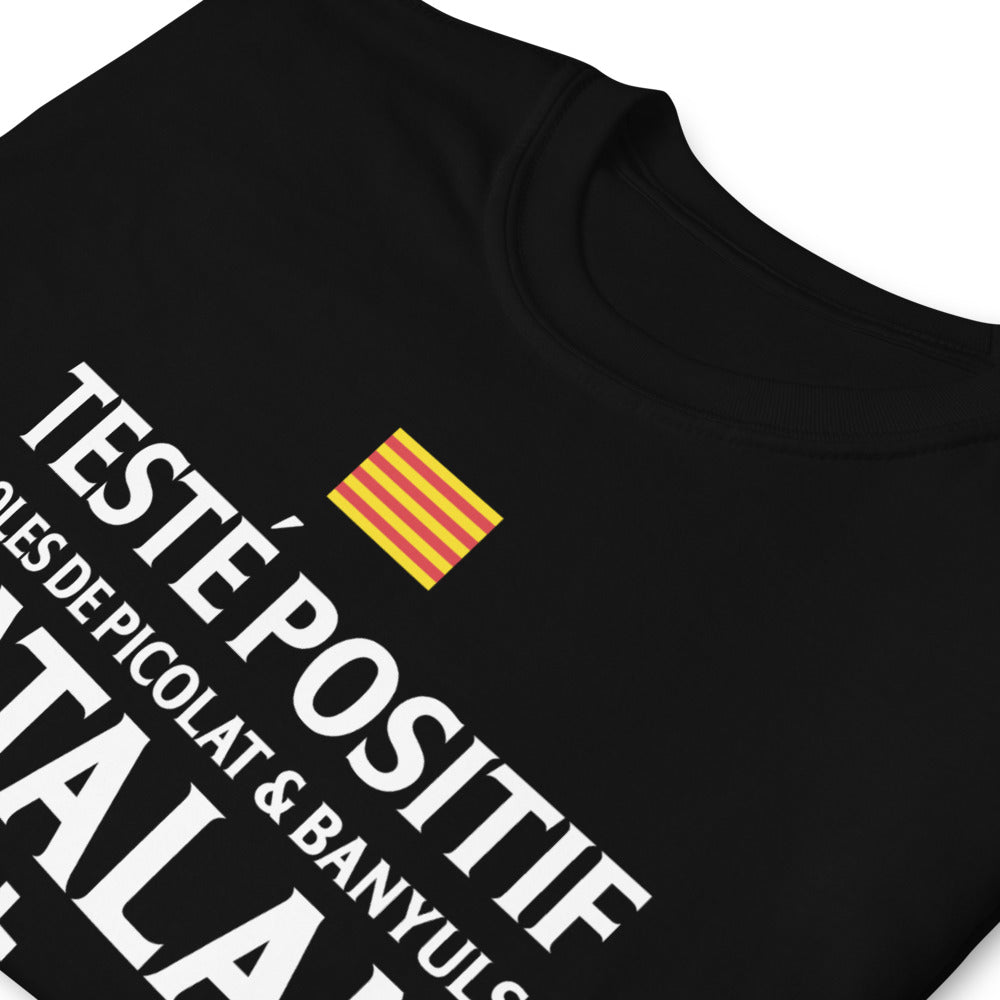 T-shirt catalan gris foncé chiné dos - Positif Boles de Picolat
