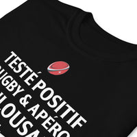 Thumbnail for T-shirt Toulouse gris foncé chiné - Positif rugby et apéro