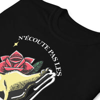 Thumbnail for T-shirt humour Normands gris foncé chiné dos - Ne les écoutez pas