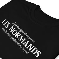 Thumbnail for T-shirt Normands bleu marine dos - Deux types de personnes