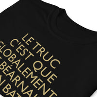 Thumbnail for T-shirt Béarn noir - Humour Bat les C*uilles