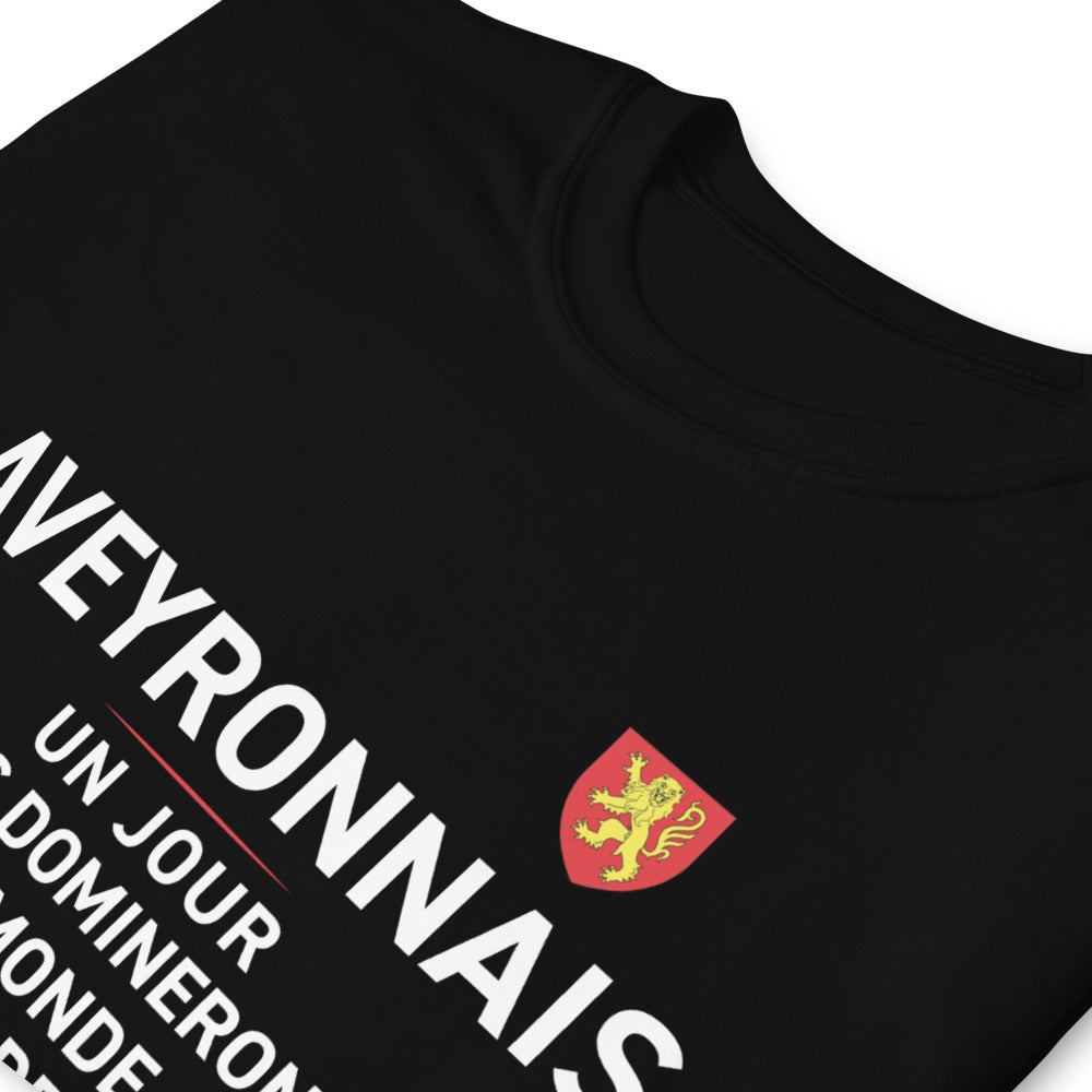 T-shirt cadeau humour apéro Aveyron - Nous dominerons le monde