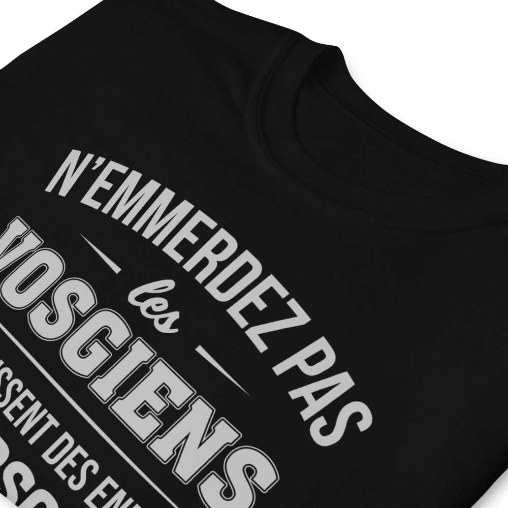 T-shirt Vosges bleu marine dos - Ne les emmerdez pas avec humour