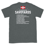 Les 10 commandements savoyards - T-shirt standard imprimé dos - Ici & Là - T-shirts & Souvenirs de chez toi