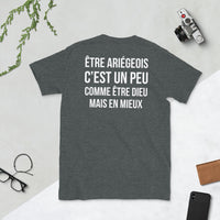 Thumbnail for Ariégeois comme Dieu mais en mieux - T-shirt standard - Ici & Là - T-shirts & Souvenirs de chez toi