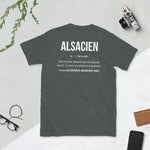 Alsacien définition humour - T-Shirt standard impression DOS