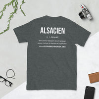 Thumbnail for Alsacien définition humour - T-Shirt standard impression DOS