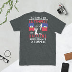 T-shirt Fierté Haïti : Les Haïtiens répondirent nous somme la tempête