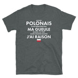 Je suis Polonais je ne ferme pas ma gueule - T-shirt standard - Ici & Là - T-shirts & Souvenirs de chez toi