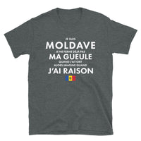 Thumbnail for T-shirt Moldave bleu marine dos - Je suis Moldave je ne ferme pas ma gueule