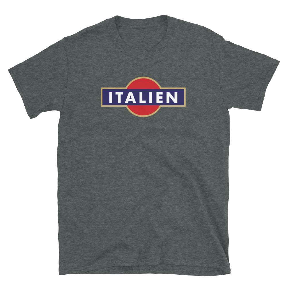 T-shirt Italie gris foncé chiné - Fierté et humour local