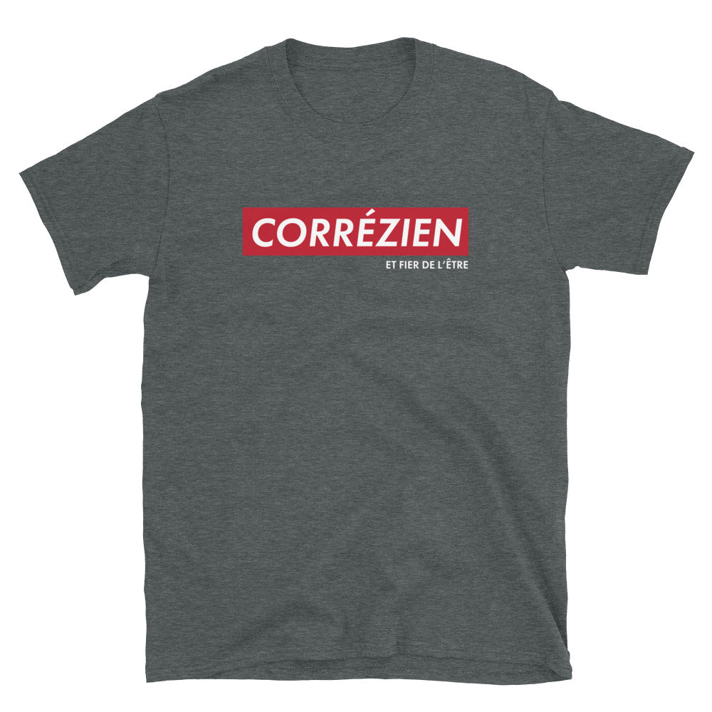 Corrézien et fier de l'être - T-shirt standard - Ici & Là - T-shirts & Souvenirs de chez toi