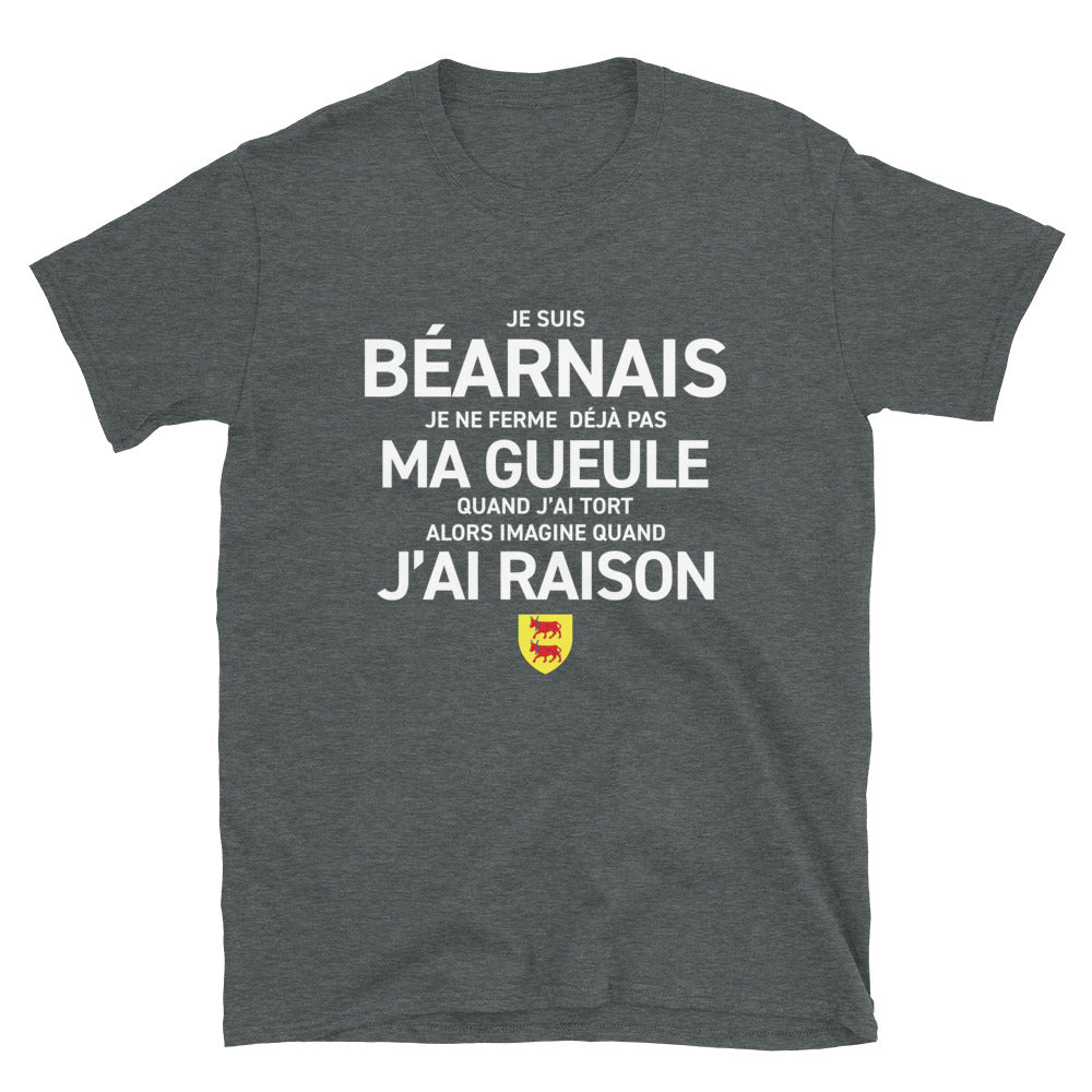 Béarnais, je ne ferme pas ma gueule - T-shirt standard - Ici & Là - T-shirts & Souvenirs de chez toi