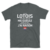 Thumbnail for T-shirt Lotois bleu marine dos - Je ne ferme pas ma gueule