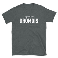 Thumbnail for T-shirt Drôme noir dos - Je m'en cague je suis Drômois