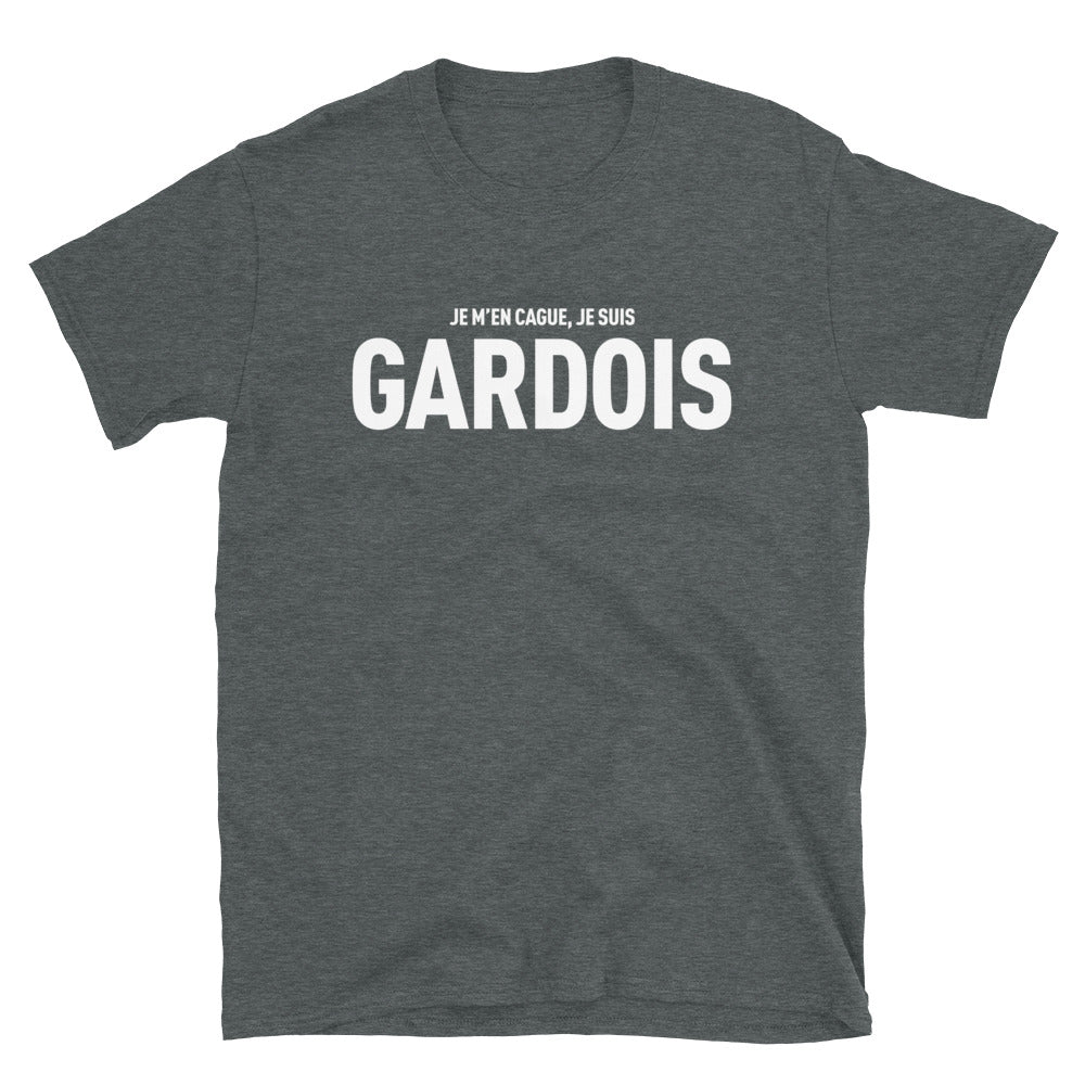 T-shirt Gard noir dos - Je m'en cague, fierté locale
