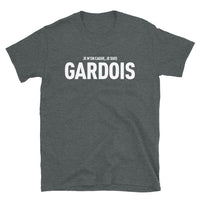 Thumbnail for T-shirt Gard noir dos - Je m'en cague, fierté locale