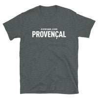 Thumbnail for T-shirt Provence noir dos - Je m'en cague je suis Provençal