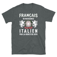 Thumbnail for T-shirt Italie noir dos - Italien par la grâce de Dieu