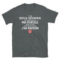 Thumbnail for Deux-Sévrien gueule - Poitou - T-shirt standard - Ici & Là - T-shirts & Souvenirs de chez toi