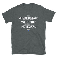 Thumbnail for T-shirt Bretagne noir dos - Morbihannais avec humour