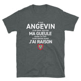 Je suis Angevin je ne ferme pas ma gueule - T-shirt standard - Ici & Là - T-shirts & Souvenirs de chez toi