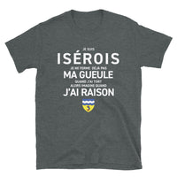 Thumbnail for T-shirt Isérois noir dos - Je ne ferme pas ma gueule