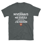 Je suis Nivernais je ne ferme pas ma gueule - T-shirt standard - Ici & Là - T-shirts & Souvenirs de chez toi