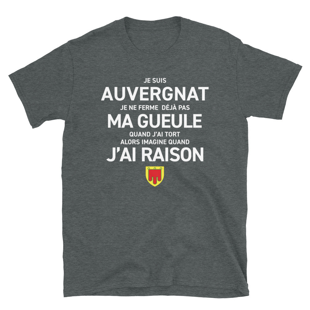 Auvergnat je ne ferme pas ma gueule - T-shirt standard - Ici & Là - T-shirts & Souvenirs de chez toi