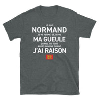Thumbnail for T-shirt Normand noir dos - Je ne ferme pas ma gueule