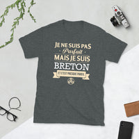 Thumbnail for T-shirt Bretagne bleu marine dos - Je ne suis pas parfait mais fier