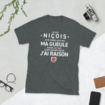 Je suis Niçois je ne ferme pas ma gueule - T-shirt standard - Ici & Là - T-shirts & Souvenirs de chez toi