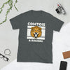 T-shirt Franche-Comté noir - Fierté comtoise humoristique