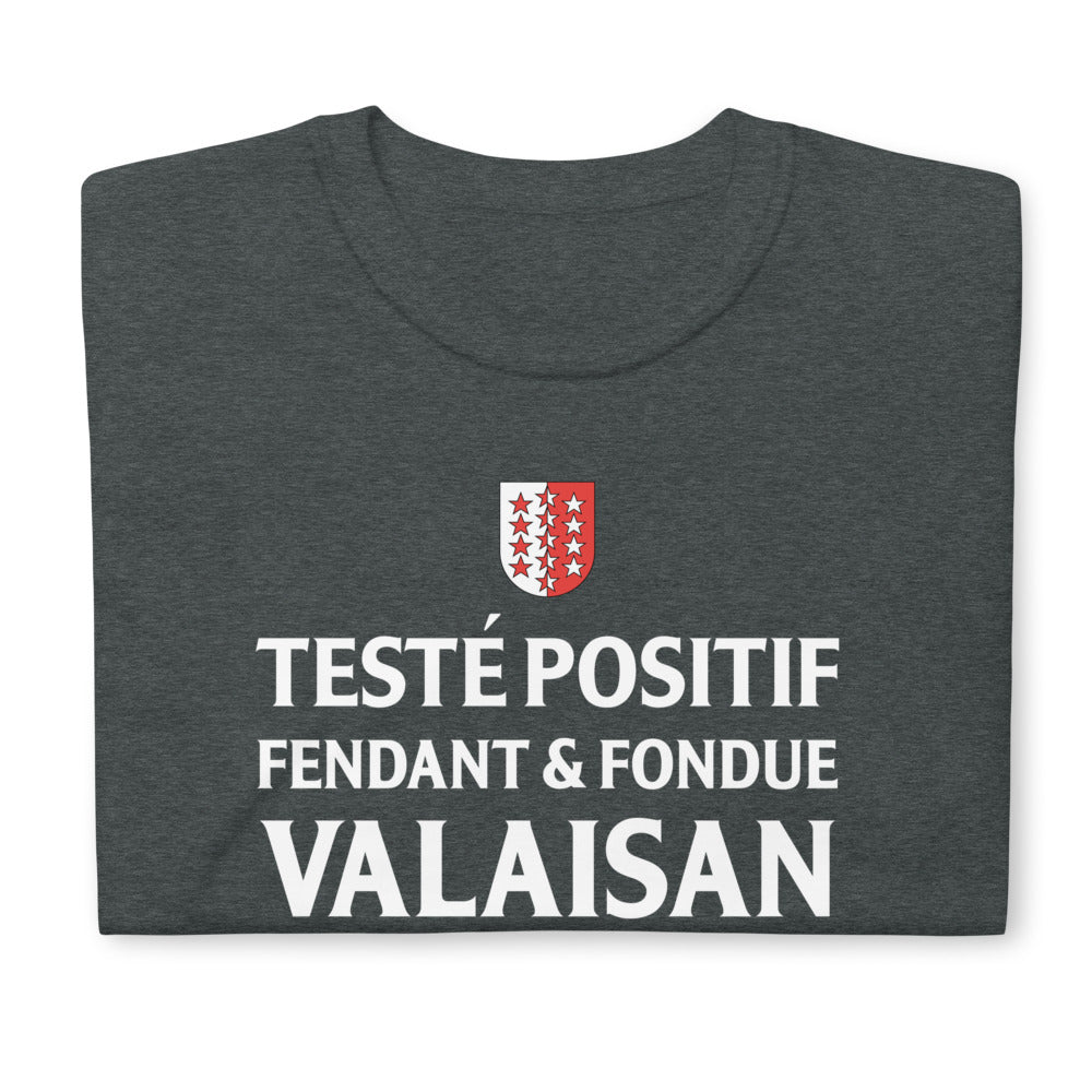 Positif fendant et fondue - Valaisan plus - T-shirt standard
