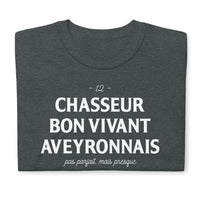 Thumbnail for Chasseur, bon vivant, Aveyronnais - T-shirt standard