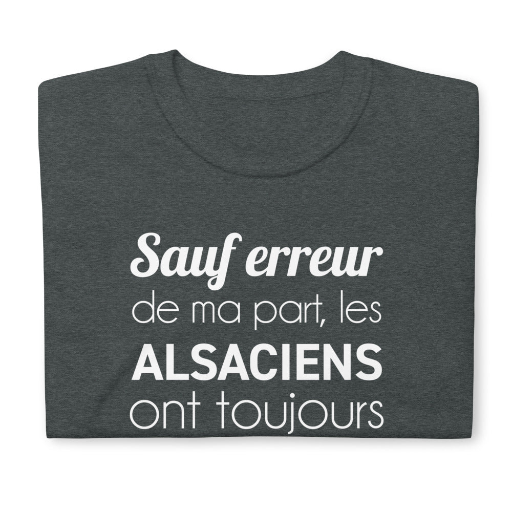 Sauf errer de ma part - Alsacien - T-shirt standard