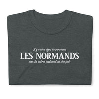 Thumbnail for Il y a deux types de personnes, Les Normands - T-shirt standard humour