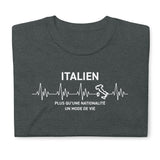 Italien, un mode de vie - T-shirt standard fierté Italienne