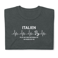 Thumbnail for Italien, un mode de vie - T-shirt standard fierté Italienne
