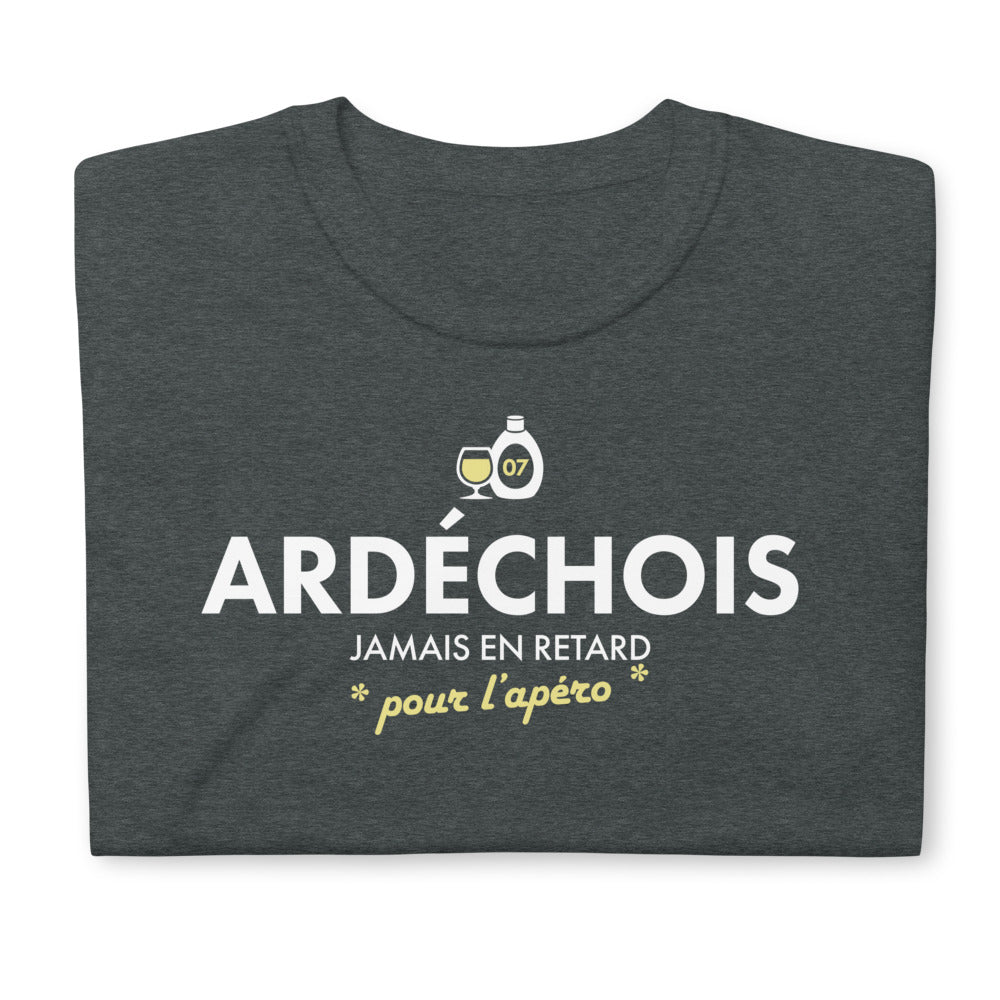 Ardéchois jamais en retard pour l'Apéro - T-shirt standard