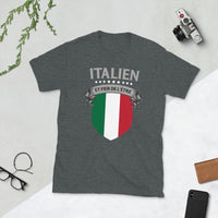 Thumbnail for T-shirt Italie bleu marine dos - Fier d'être italien
